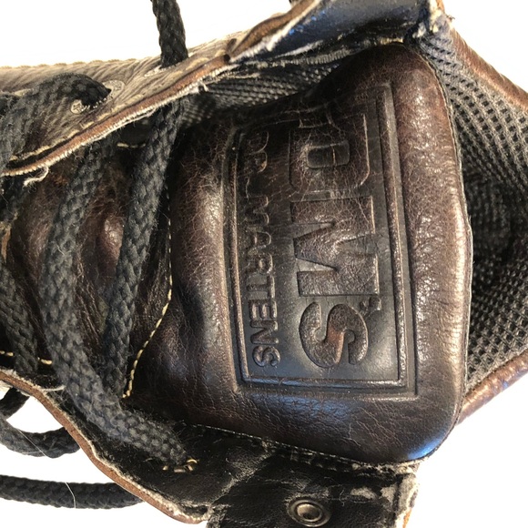 DR. MARTENS  Dark Brown leather Ankle Boots size 6 - Picture 7 of 8